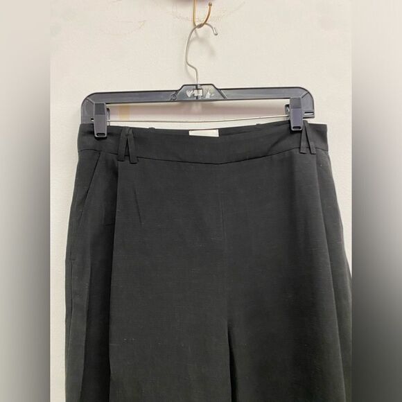 G. Label by GOOP MADELINE WIDE-LEG BLACK‎ PANTS SZ 6 - Picture 2 of 4